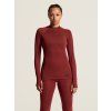 Dámské funkční triko CRAFT Thermal Baselayer Longsleeve - červená (Velikost XS)
