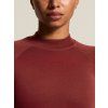 Dámské funkční triko CRAFT Thermal Baselayer Longsleeve - červená (Velikost XS)