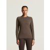 Dámské funkční triko CRAFT Active Comfort LS 2 - hnědá (Velikost XS)
